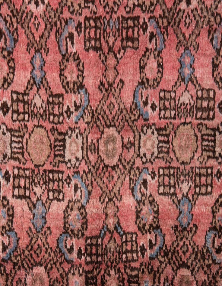 Detail image of 5' 2 x 9' 10  Hand Knotted Ultra Vintage Persian Wool Rug