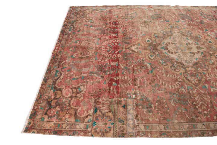 6' 5 x 10' Hand Knotted Ultra Vintage Persian Wool Rug