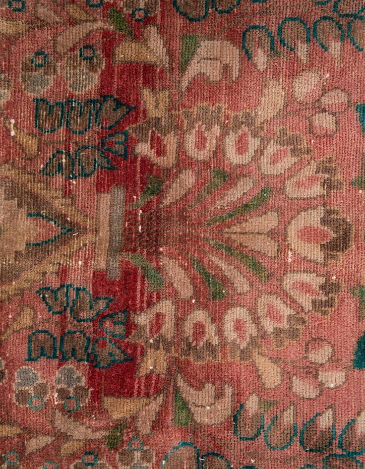 Detail image of 6' 5 x 10'  Hand Knotted Ultra Vintage Persian Wool Rug