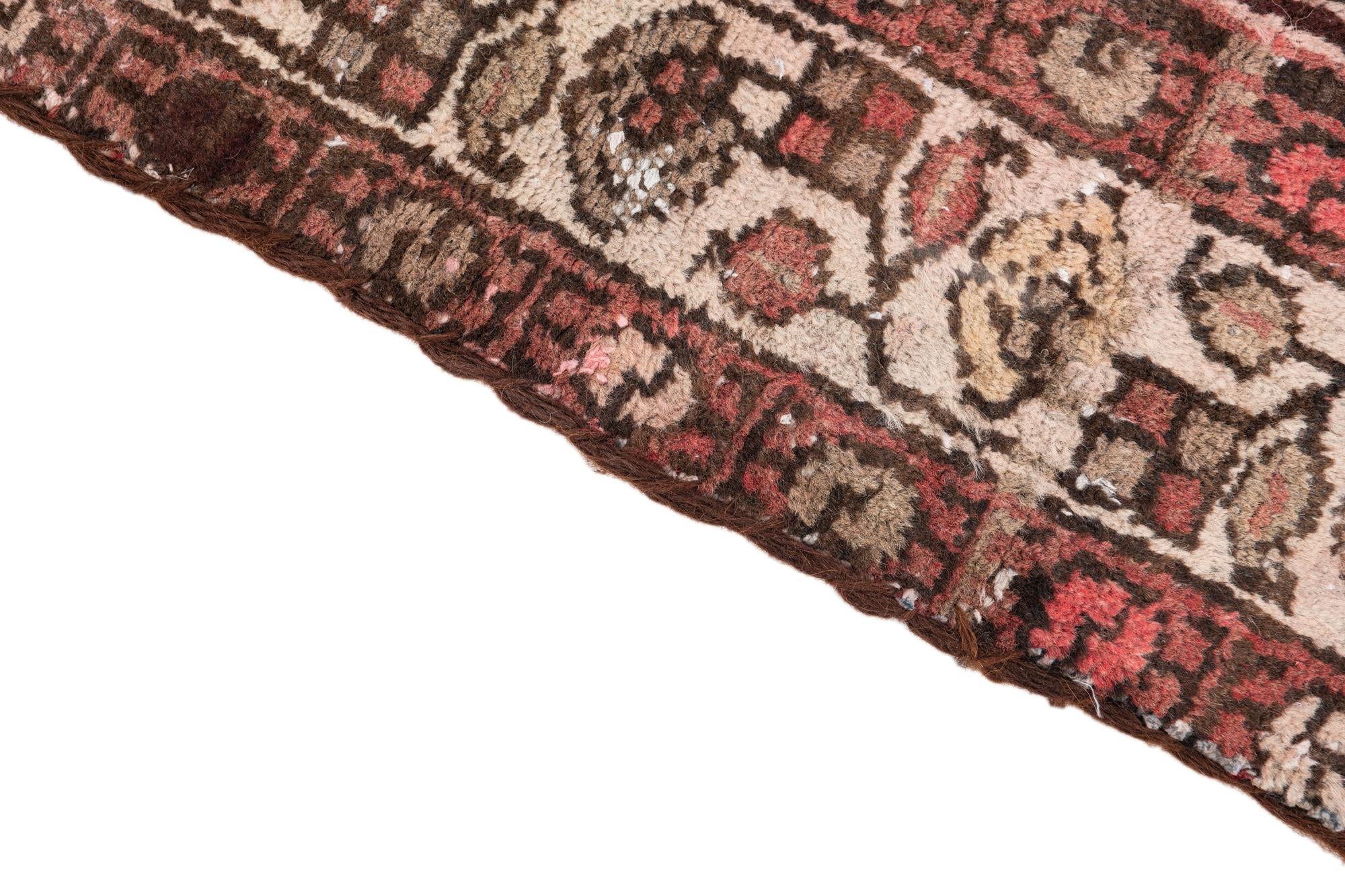 4' 2 x 6' 1 Hand Knotted Ultra Vintage Persian Wool Rug