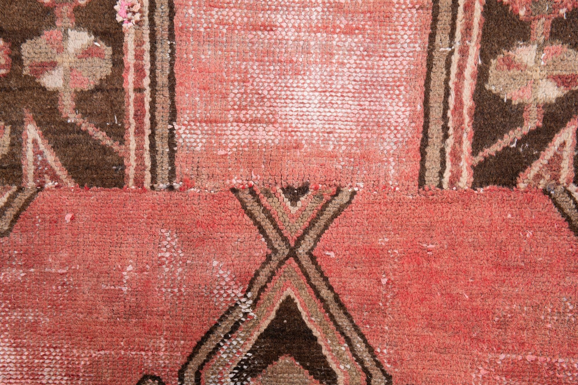 4' 2 x 6' 1 Hand Knotted Ultra Vintage Persian Wool Rug