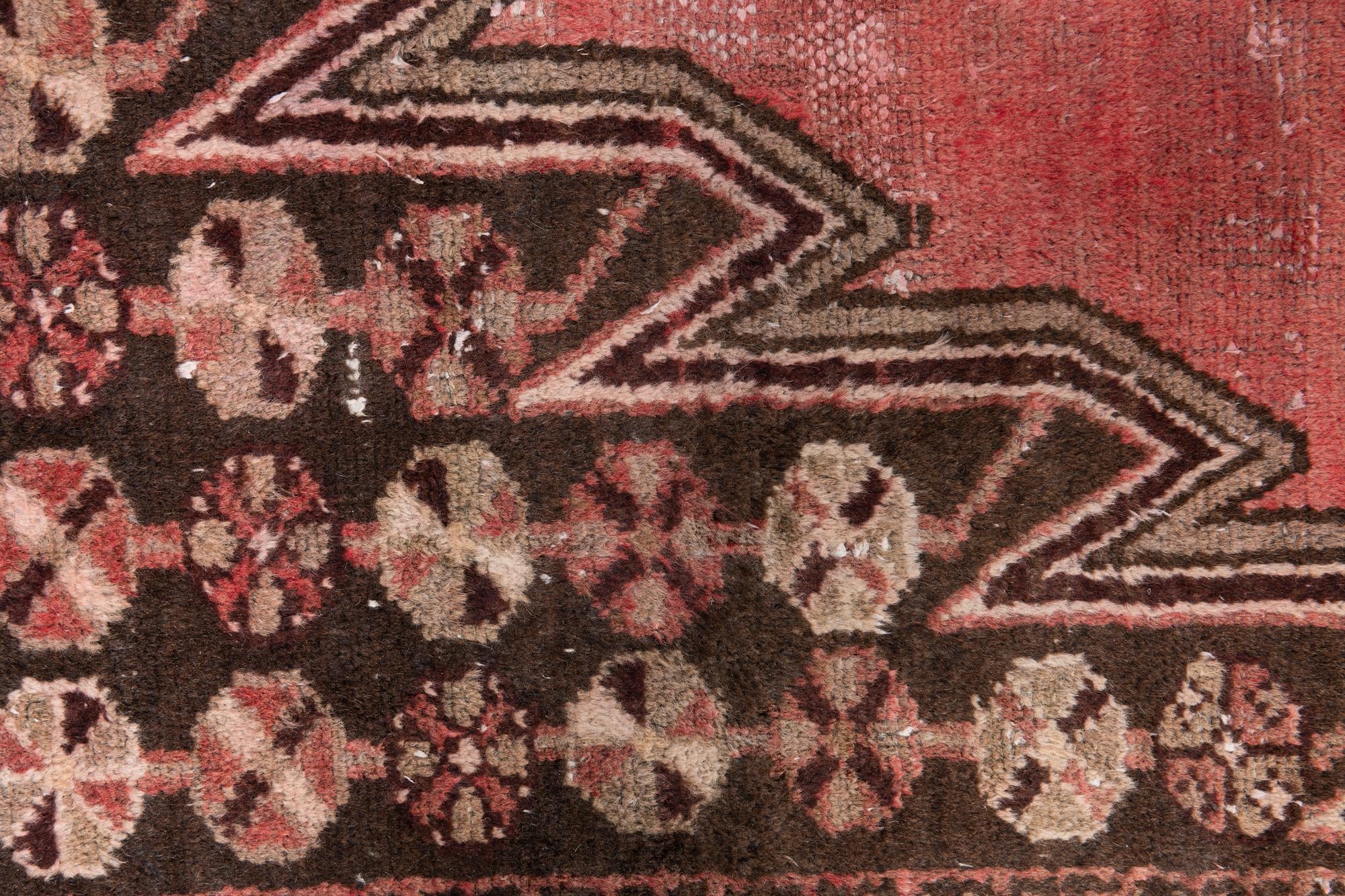 4' 2 x 6' 1 Hand Knotted Ultra Vintage Persian Wool Rug