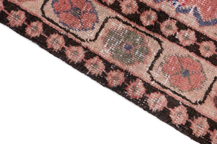 Detail image of 5' 2 x 6' 6 Hand Knotted Ultra Vintage Persian Wool Rug
