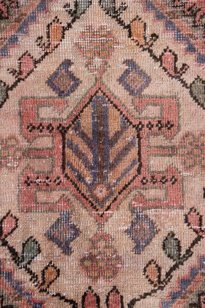 5' 2 x 6' 6 Hand Knotted Ultra Vintage Persian Wool Rug