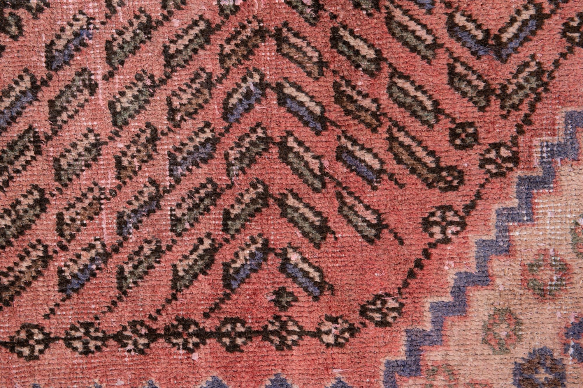 5' 2 x 6' 6 Hand Knotted Ultra Vintage Persian Wool Rug