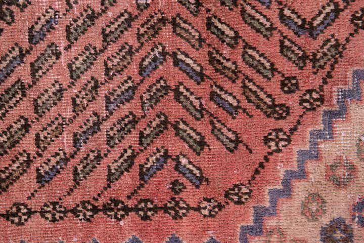 5' 2 x 6' 6 Hand Knotted Ultra Vintage Persian Wool Rug