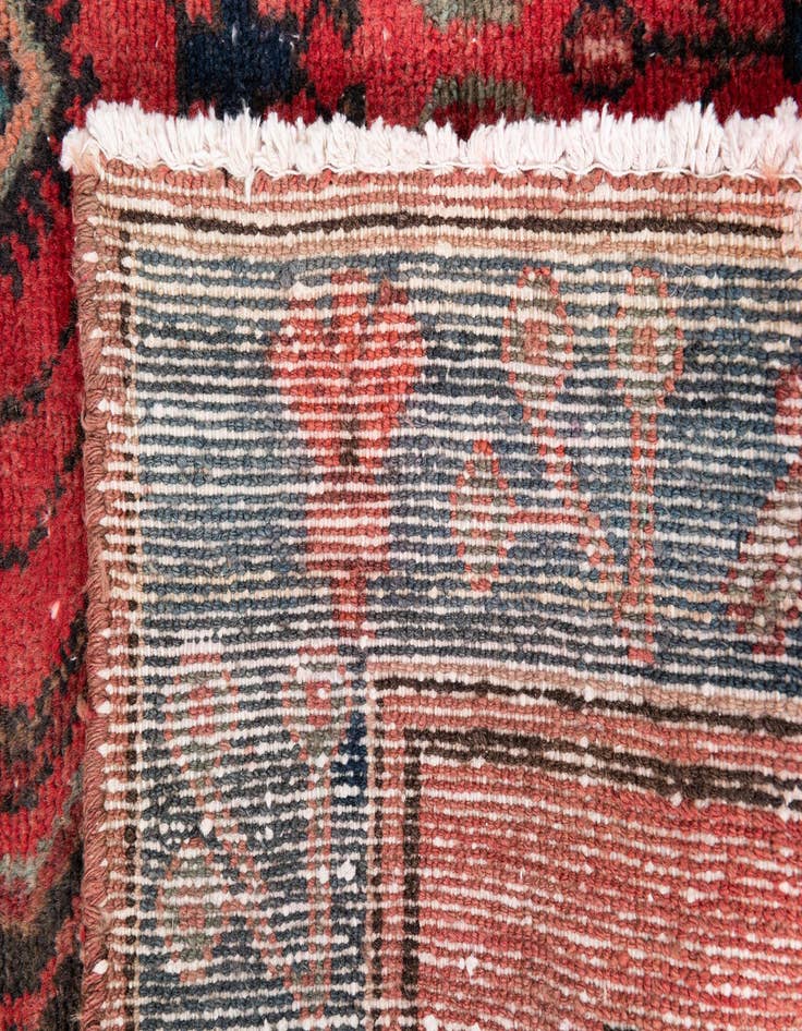 Detail image of 4' 2 x 5' 5  Hand Knotted Ultra Vintage Persian Wool Rug