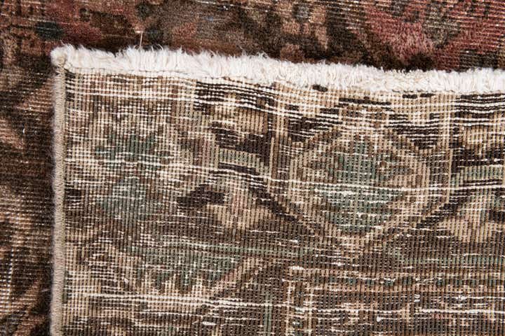 7' 1 x 9' 9 Hand Knotted Ultra Vintage Persian Wool Rug