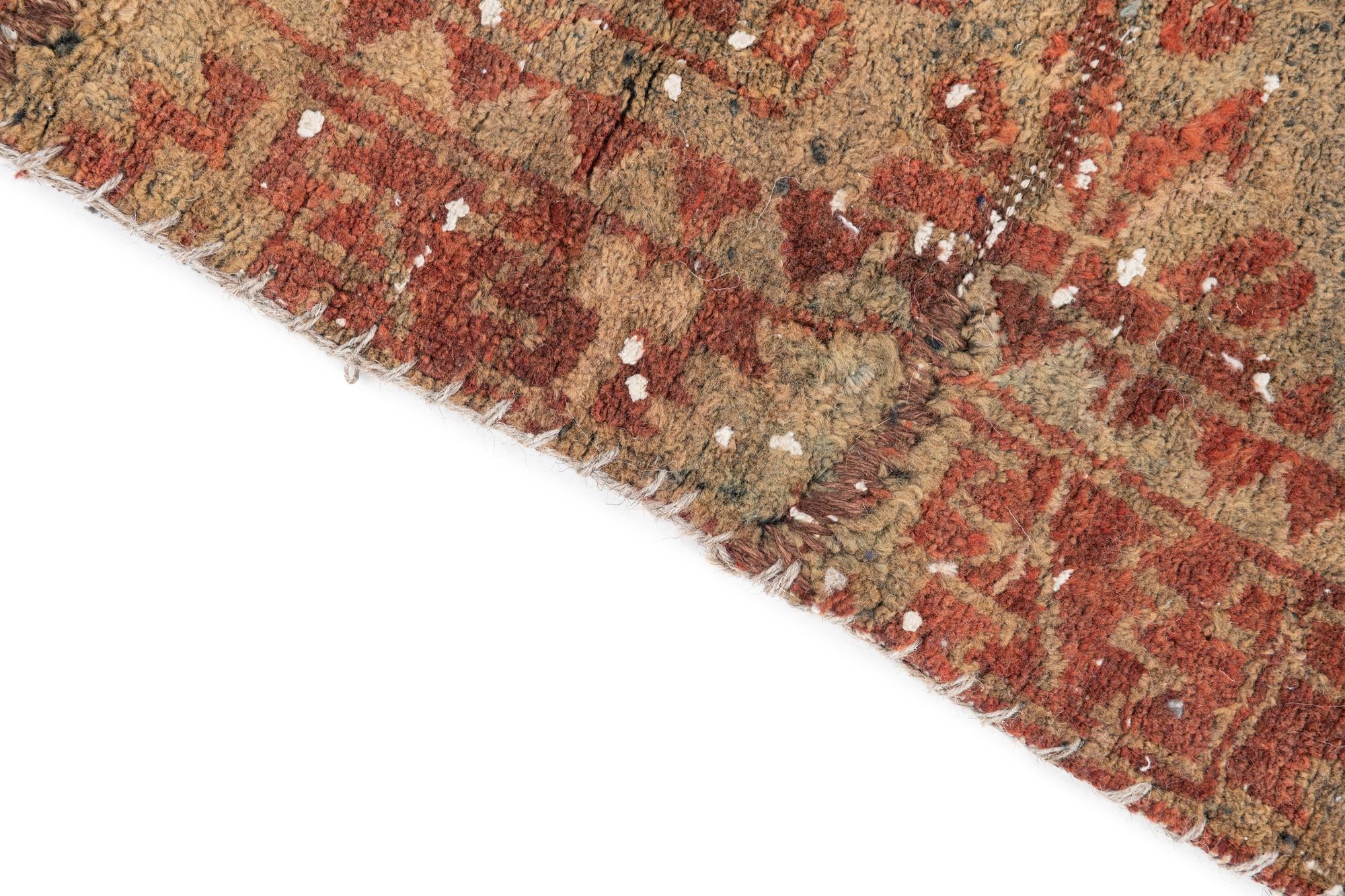 4' x 7' 6 Hand Knotted Ultra Vintage Persian Wool Rug