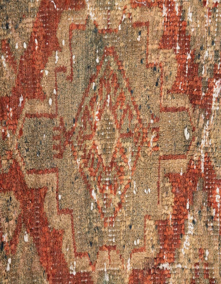 Detail image of 4' x 7' 6  Hand Knotted Ultra Vintage Persian Wool Rug