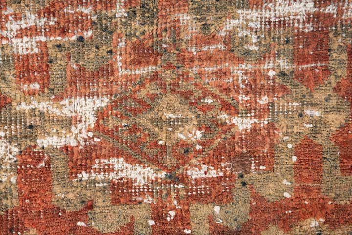 4' x 7' 6 Hand Knotted Ultra Vintage Persian Wool Rug