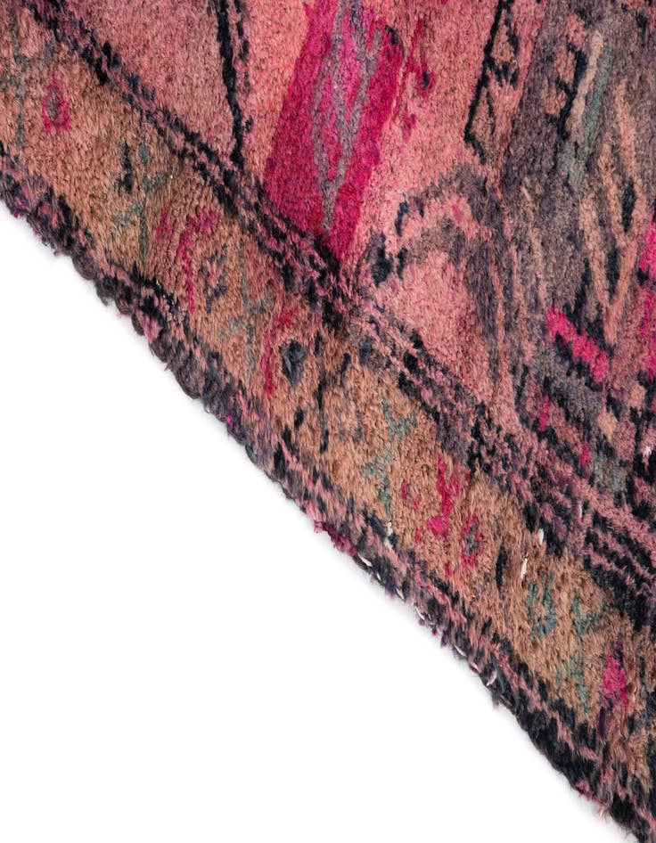 Detail image of 4' 2 x 6'  Hand Knotted Ultra Vintage Persian Wool Rug