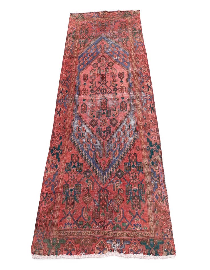 Detail image of 4' x 6' 10  Hand Knotted Ultra Vintage Persian Wool Rug