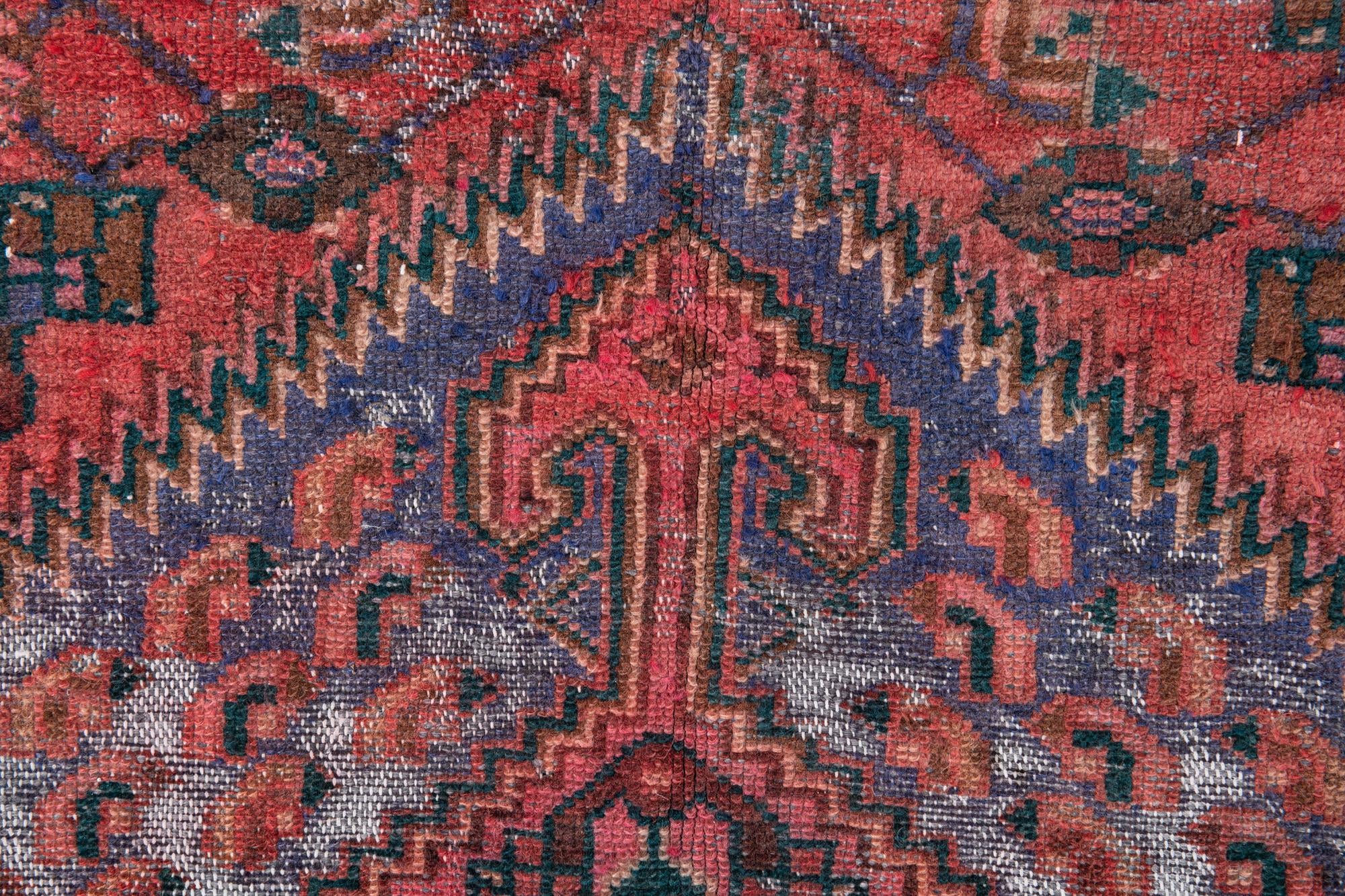4' x 6' 10 Hand Knotted Ultra Vintage Persian Wool Rug