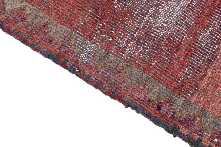 4' 1 x 6' 6 Hand Knotted Ultra Vintage Persian Wool Rug