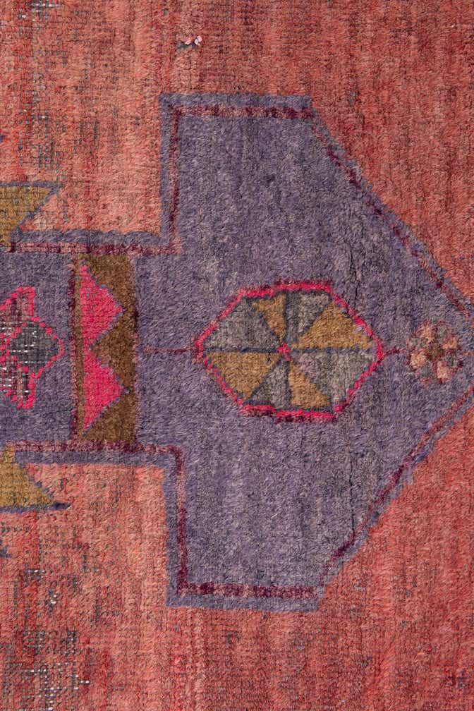 4' 1 x 6' 6 Hand Knotted Ultra Vintage Persian Wool Rug