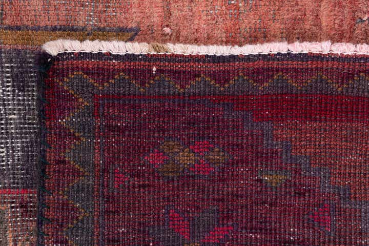 4' 1 x 6' 6 Hand Knotted Ultra Vintage Persian Wool Rug