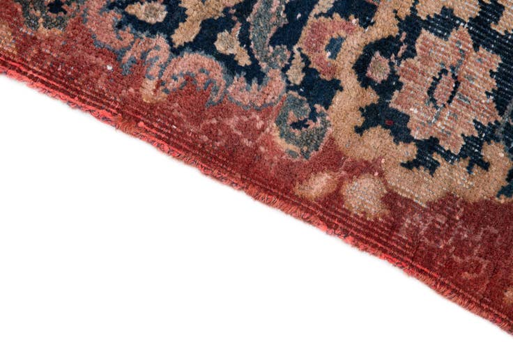 Detail image of 130cm x 185cm anudado a mano Ultra Vintage Alfombra Persa Lana