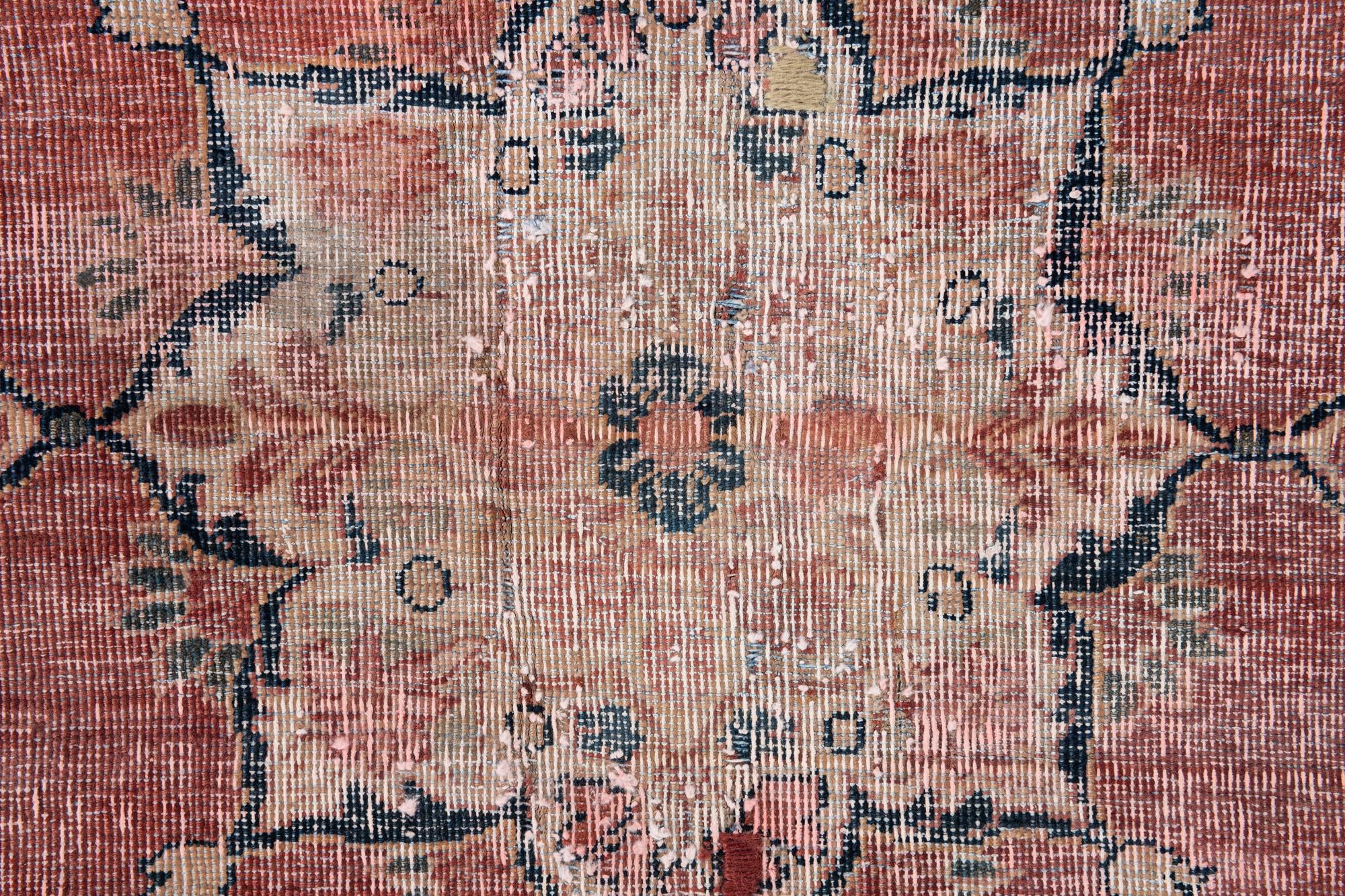 130cm x 185cm anudado a mano Ultra Vintage Alfombra Persa Lana