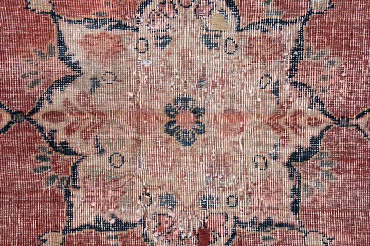 130cm x 185cm anudado a mano Ultra Vintage Alfombra Persa Lana