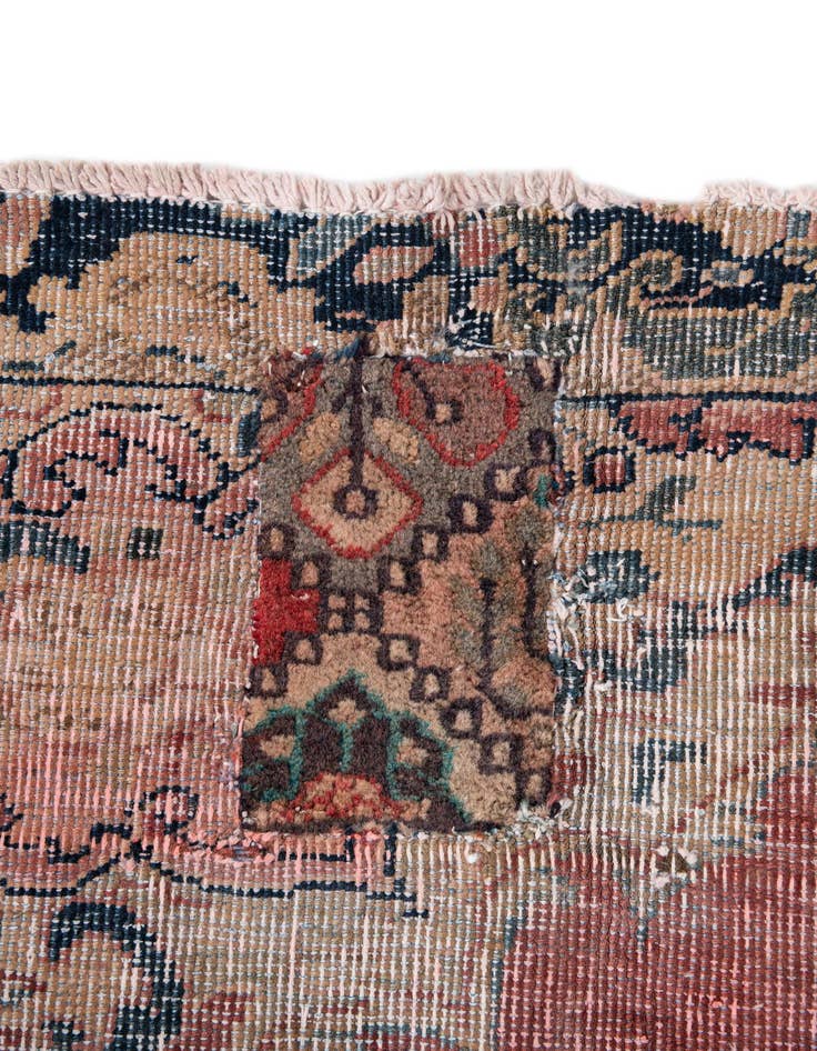 Detail image of 4' 4 x 6' 1  Hand Knotted Ultra Vintage Persian Wool Rug