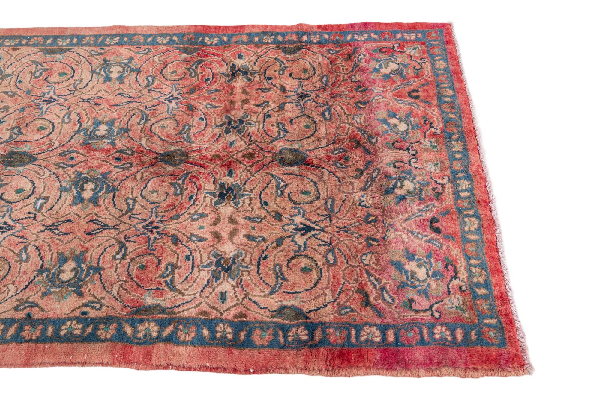 3' 5 x 5' 3 Hand Knotted Ultra Vintage Persian Wool Rug