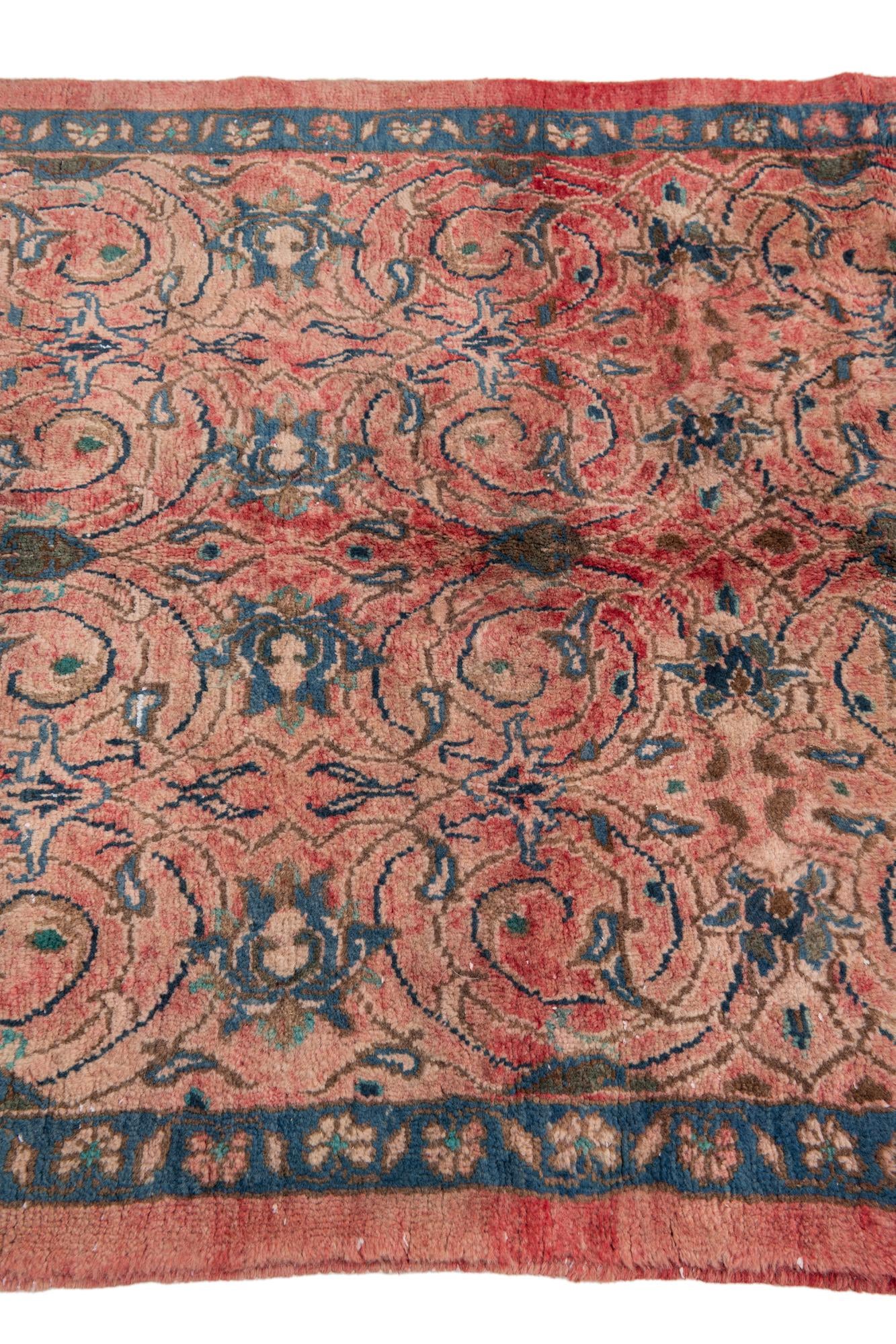 3' 5 x 5' 3 Hand Knotted Ultra Vintage Persian Wool Rug