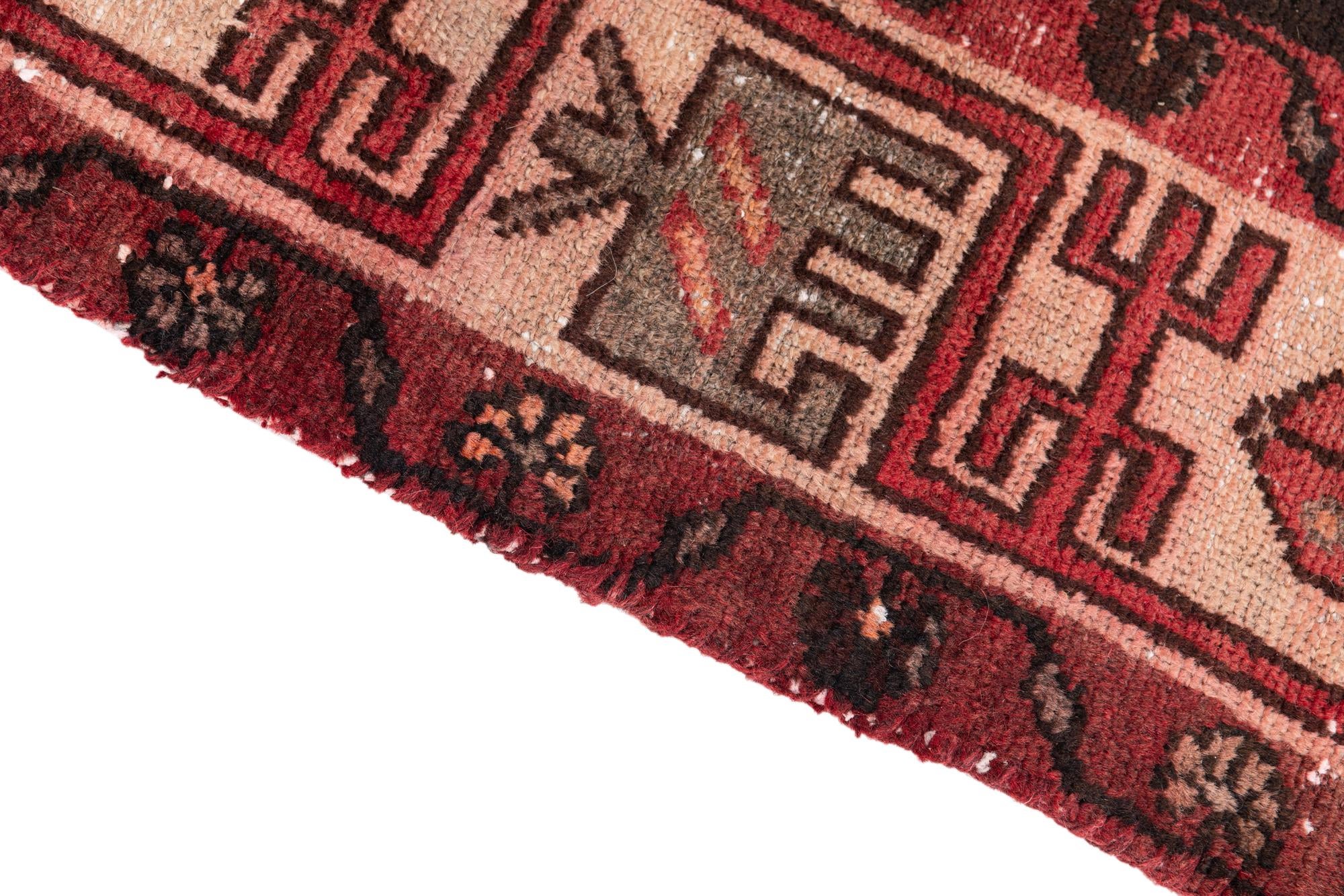 4' 3 x 7' 1 Hand Knotted Ultra Vintage Persian Wool Rug