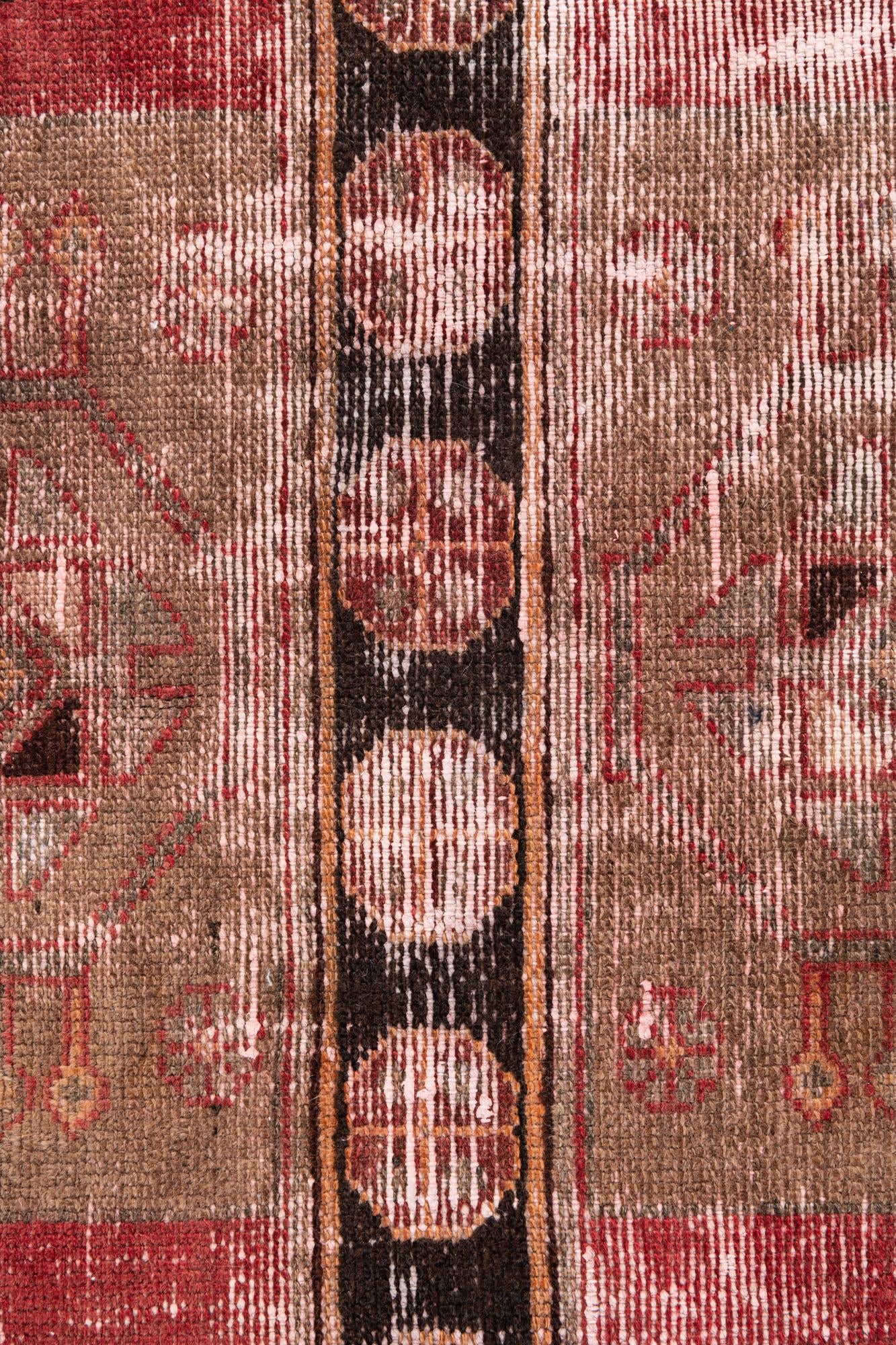 4' 3 x 7' 1 Hand Knotted Ultra Vintage Persian Wool Rug