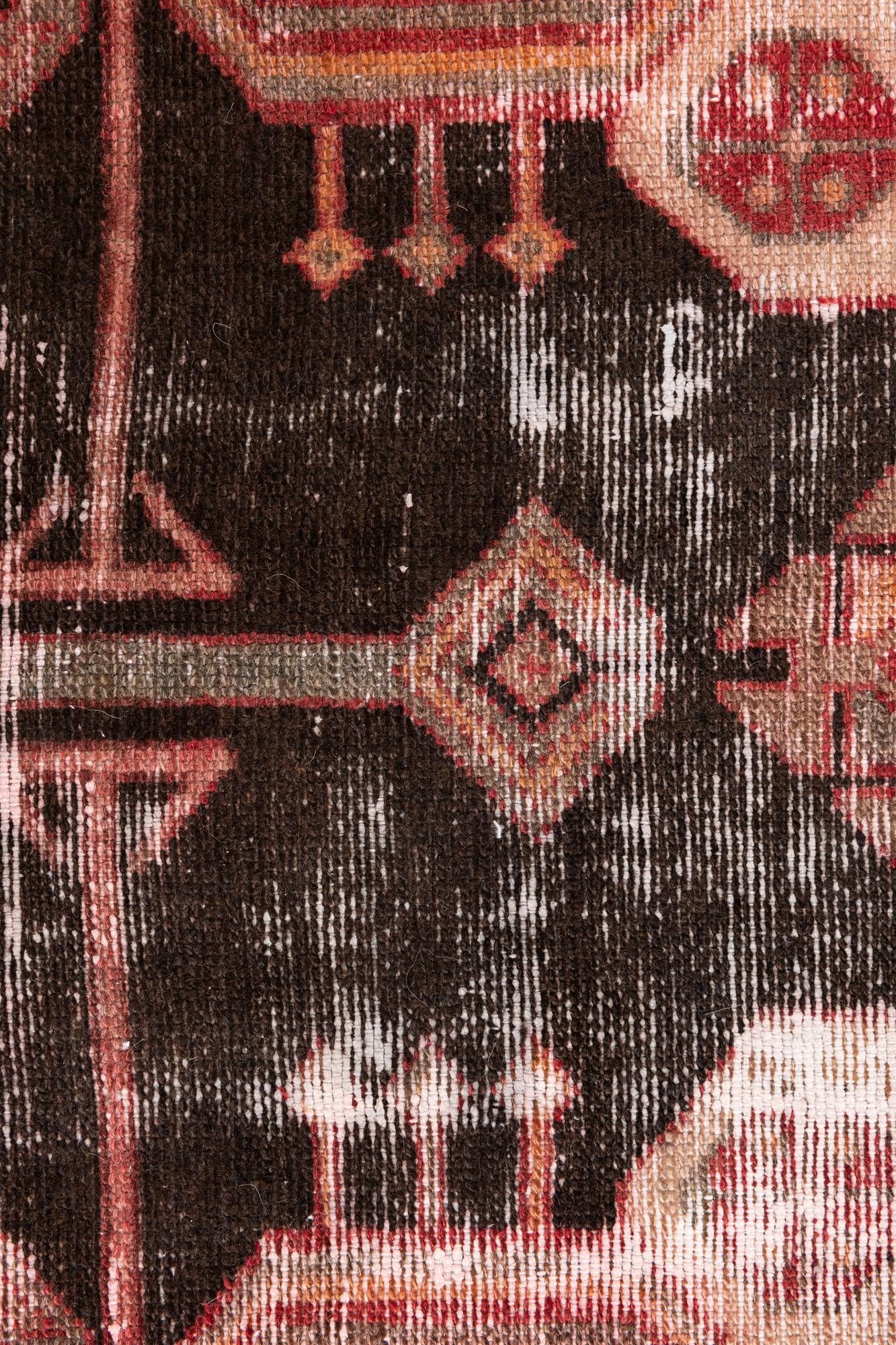 4' 3 x 7' 1 Hand Knotted Ultra Vintage Persian Wool Rug