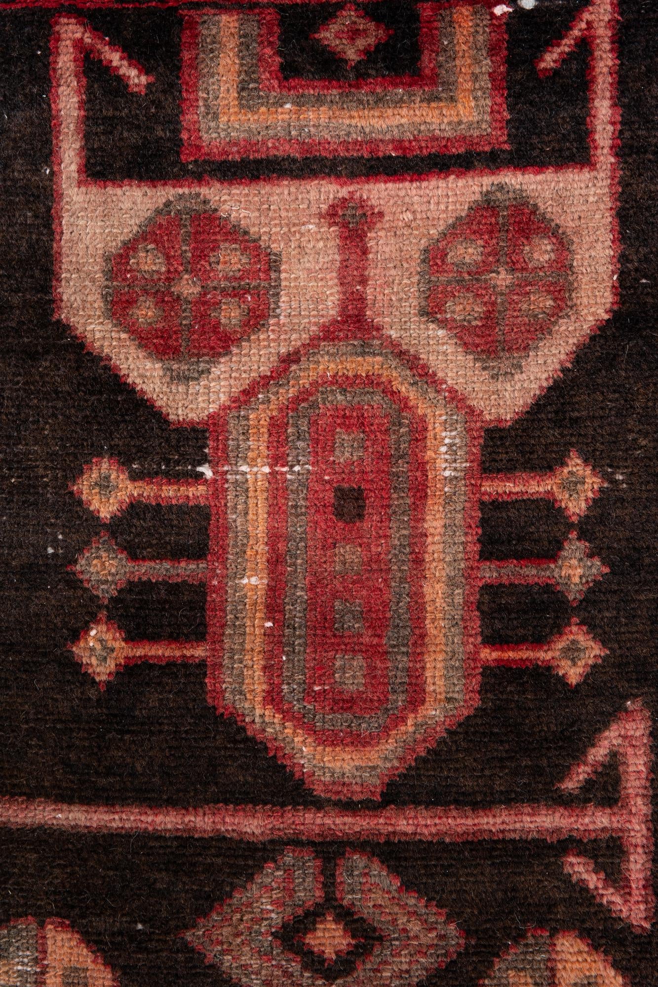 4' 3 x 7' 1 Hand Knotted Ultra Vintage Persian Wool Rug