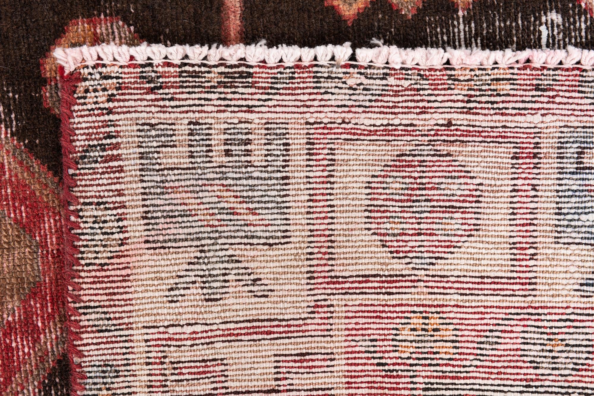 4' 3 x 7' 1 Hand Knotted Ultra Vintage Persian Wool Rug