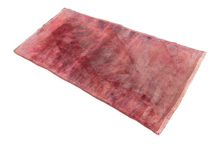 2' 5 x 4' 10 Hand Knotted Ultra Vintage Persian Wool Rug