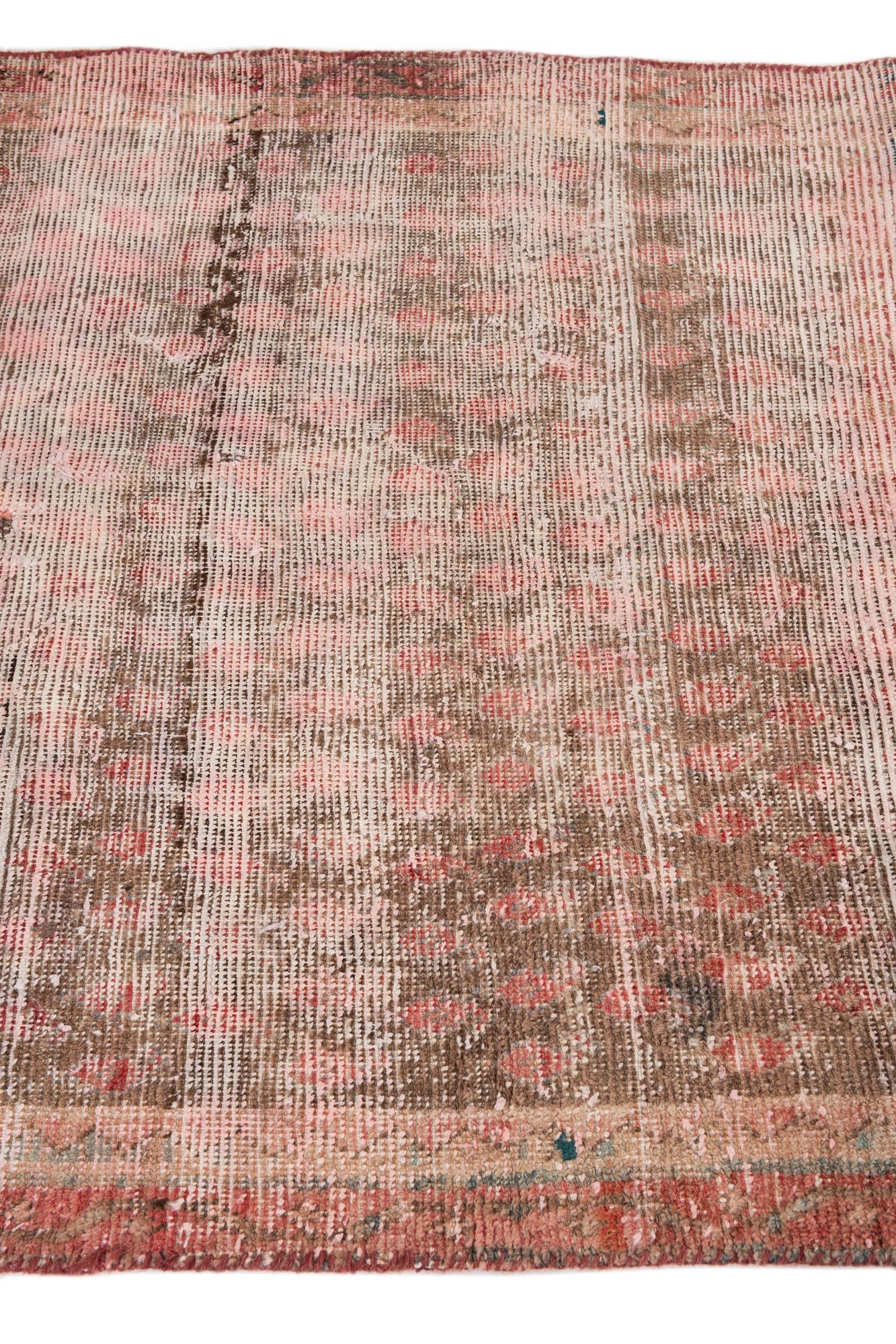 3' 6 x 5' 4 Hand Knotted Ultra Vintage Persian Wool Rug