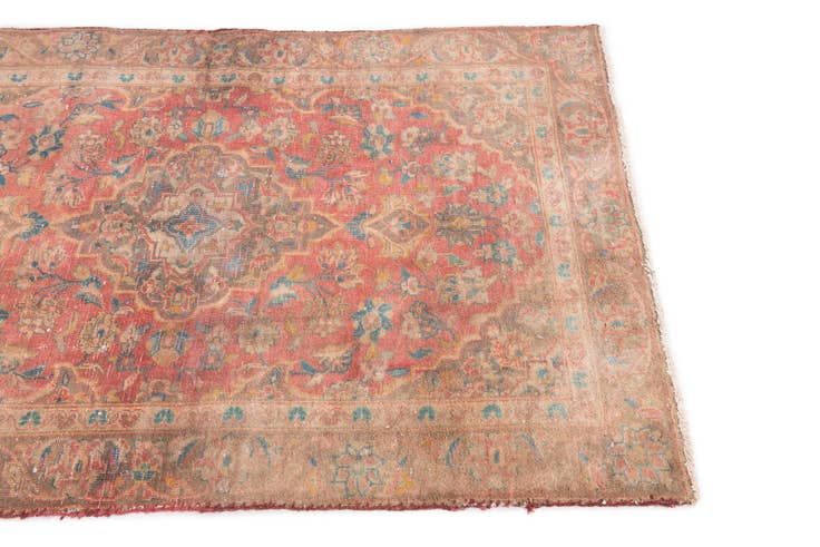 Detail image of 3' x 4' 7 Hand Knotted Ultra Vintage Persian Wool Rug