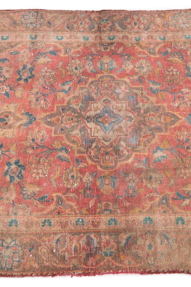 3' x 4' 7 Hand Knotted Ultra Vintage Persian Wool Rug