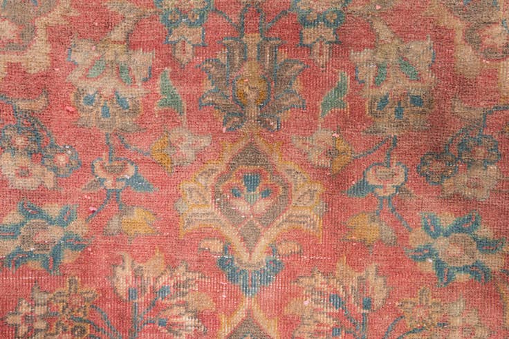 Detail image of 3' x 4' 7 Hand Knotted Ultra Vintage Persian Wool Rug