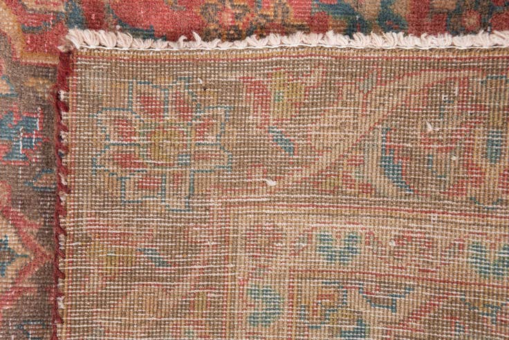 Detail image of 3' x 4' 7 Hand Knotted Ultra Vintage Persian Wool Rug