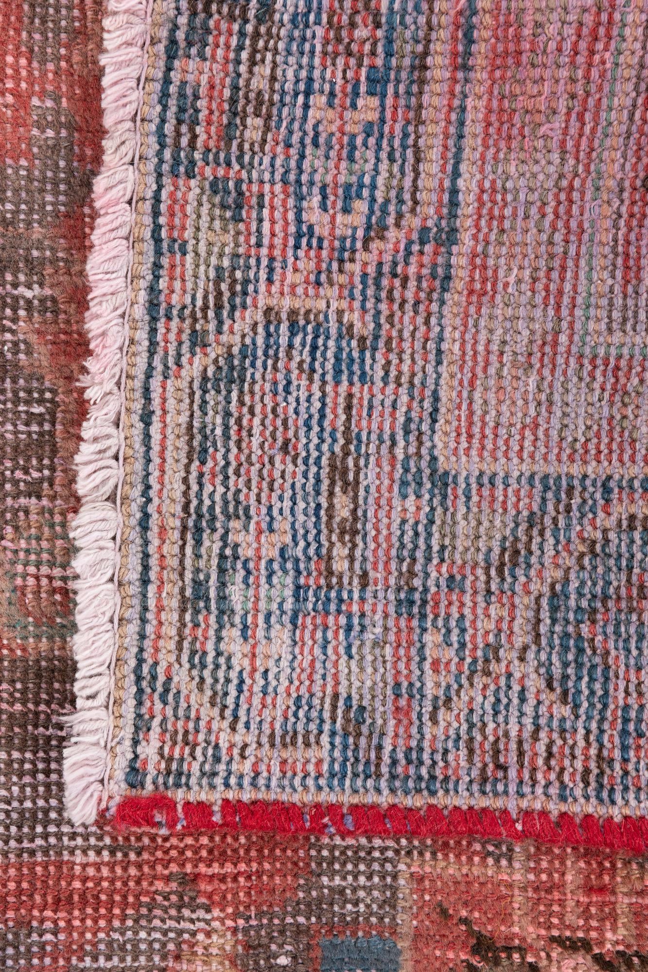 3' 6 x 4' 9 Hand Knotted Ultra Vintage Persian Wool Rug