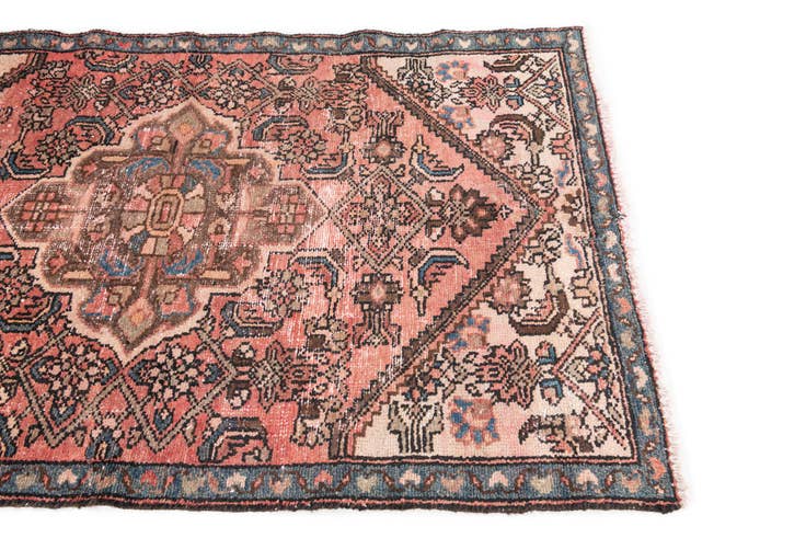 Detail image of 3' 2 x 5' 3 Hand Knotted Ultra Vintage Persian Wool Rug