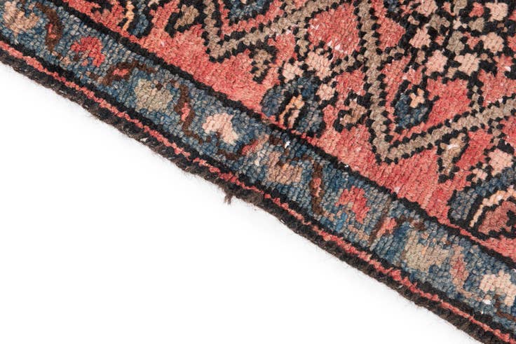 Detail image of 3' 2 x 5' 3 Hand Knotted Ultra Vintage Persian Wool Rug