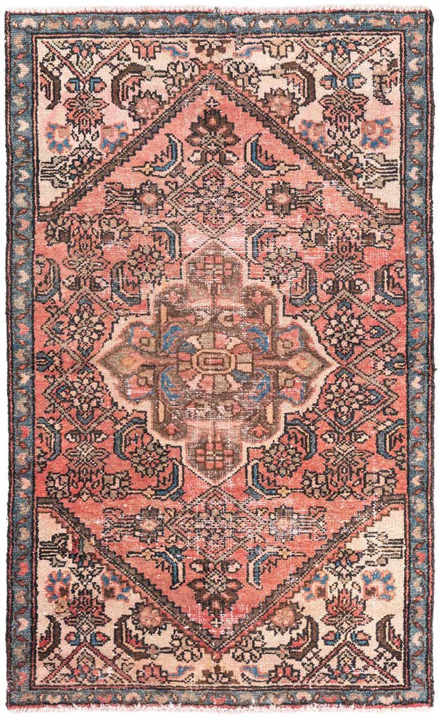3' 2 x 5' 3 Hand Knotted Ultra Vintage Persian Wool Rug