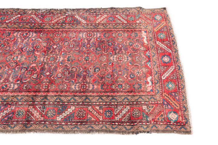 3' 5 x 6' 1 Hand Knotted Ultra Vintage Persian Wool Rug