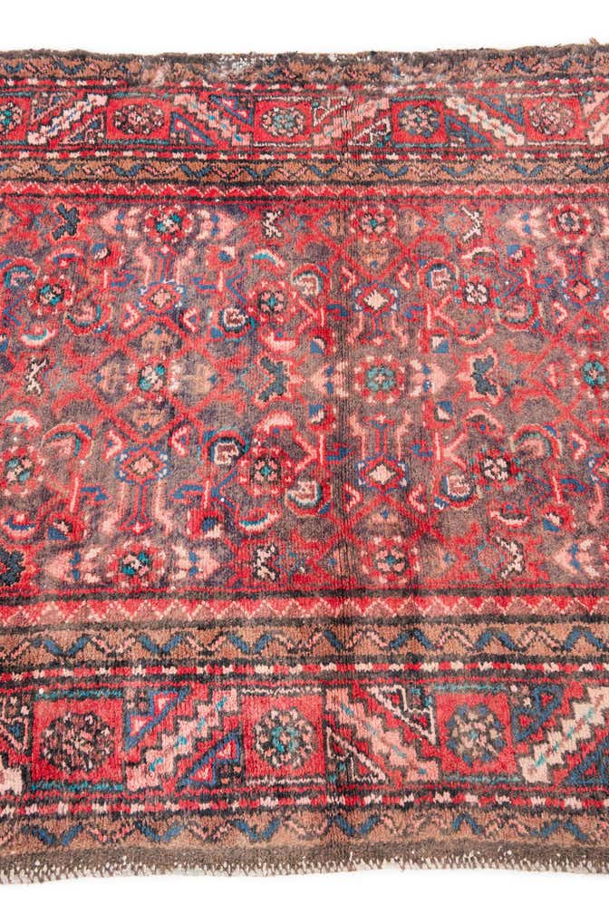 3' 5 x 6' 1 Hand Knotted Ultra Vintage Persian Wool Rug