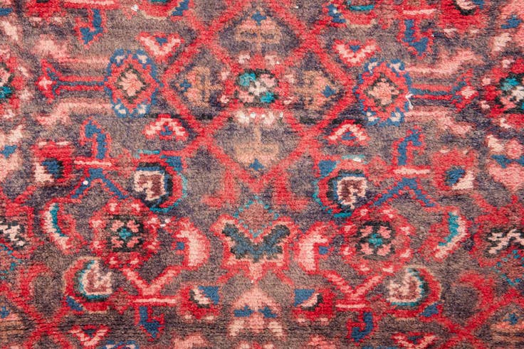 Detail image of 3' 5 x 6' 1 Hand Knotted Ultra Vintage Persian Wool Rug