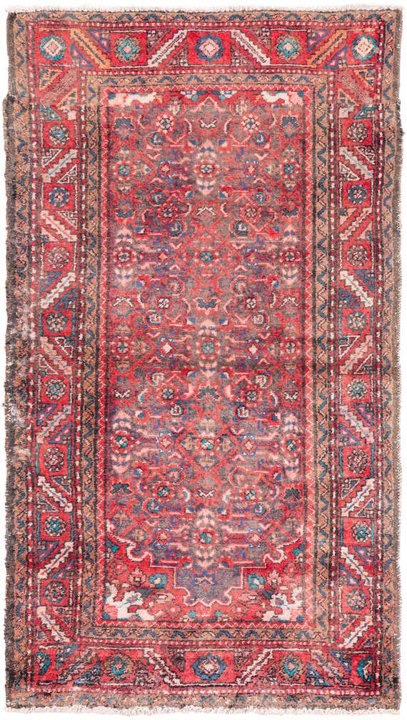 3' 5 x 6' 1 Hand Knotted Ultra Vintage Persian Wool Rug