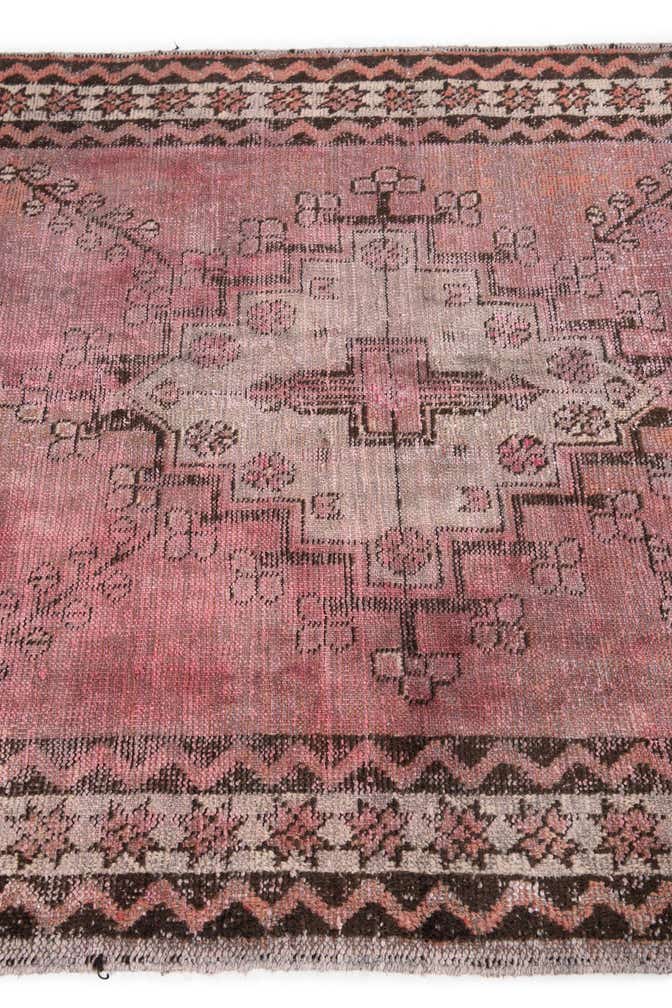 4' 1 x 6' 7 Hand Knotted Ultra Vintage Persian Wool Rug