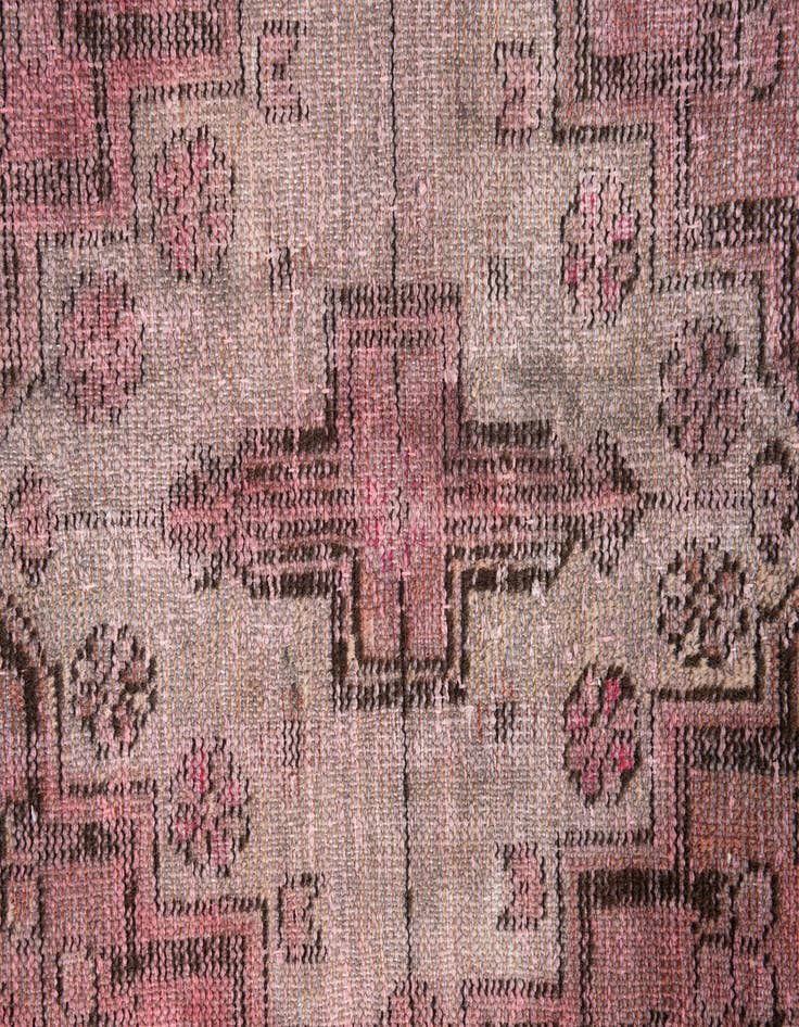 Detail image of 4' 1 x 6' 7  Hand Knotted Ultra Vintage Persian Wool Rug