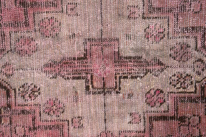 4' 1 x 6' 7 Hand Knotted Ultra Vintage Persian Wool Rug