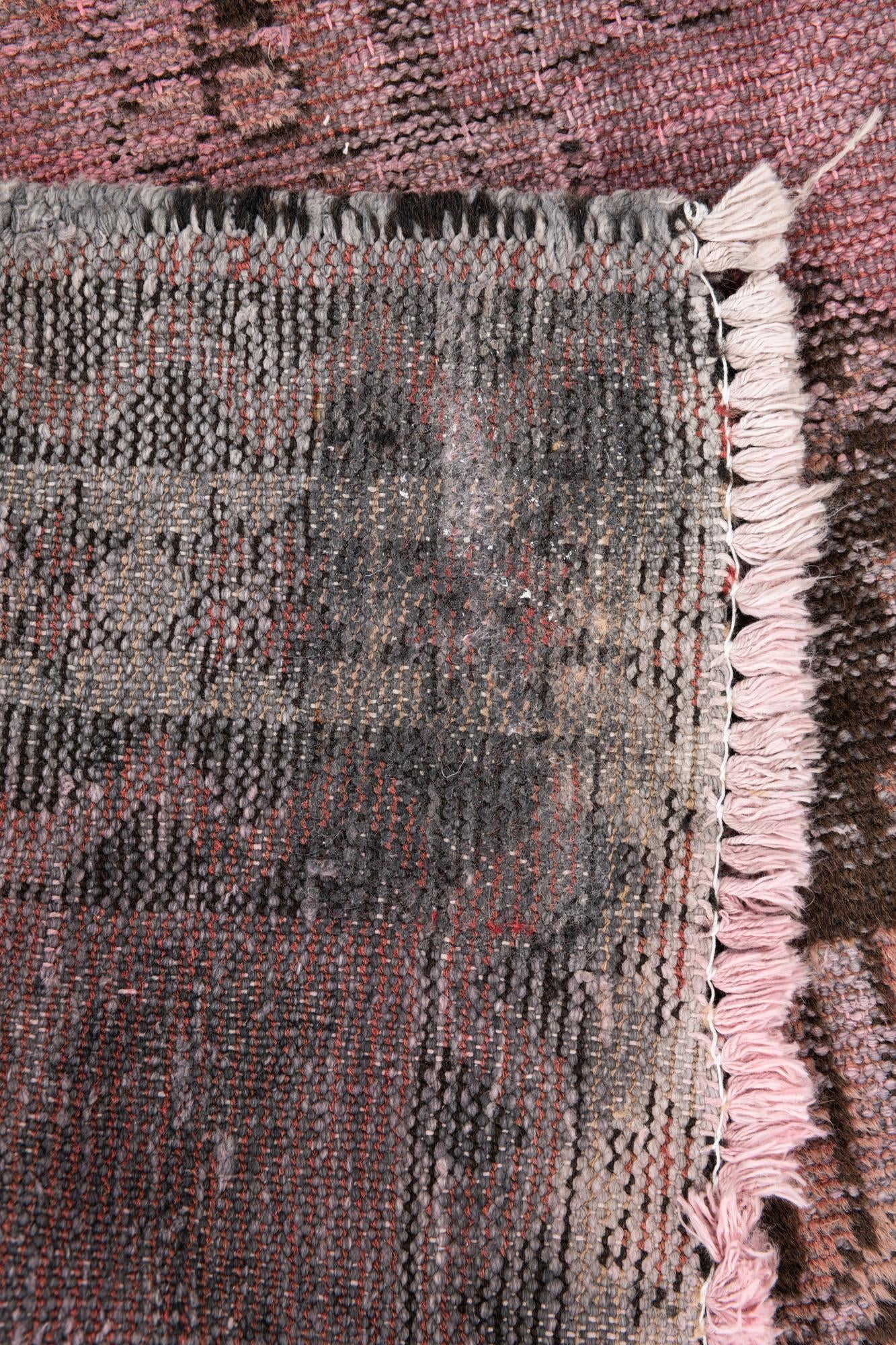 4' 1 x 6' 7 Hand Knotted Ultra Vintage Persian Wool Rug